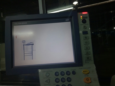 hướng dẫn xử lý máy photocopy màu toshiba 5540C báo lỗi CD64